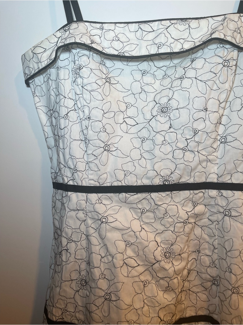 vintage Y2K black and white dress by the brand 2 Friends